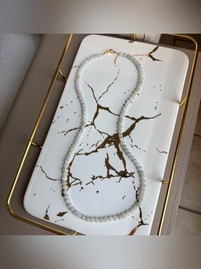 Natural Jade Beaded Necklace/Bracelet